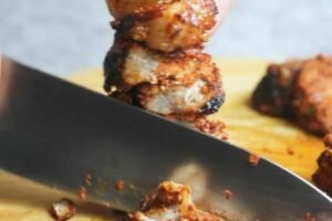 cortando la carne